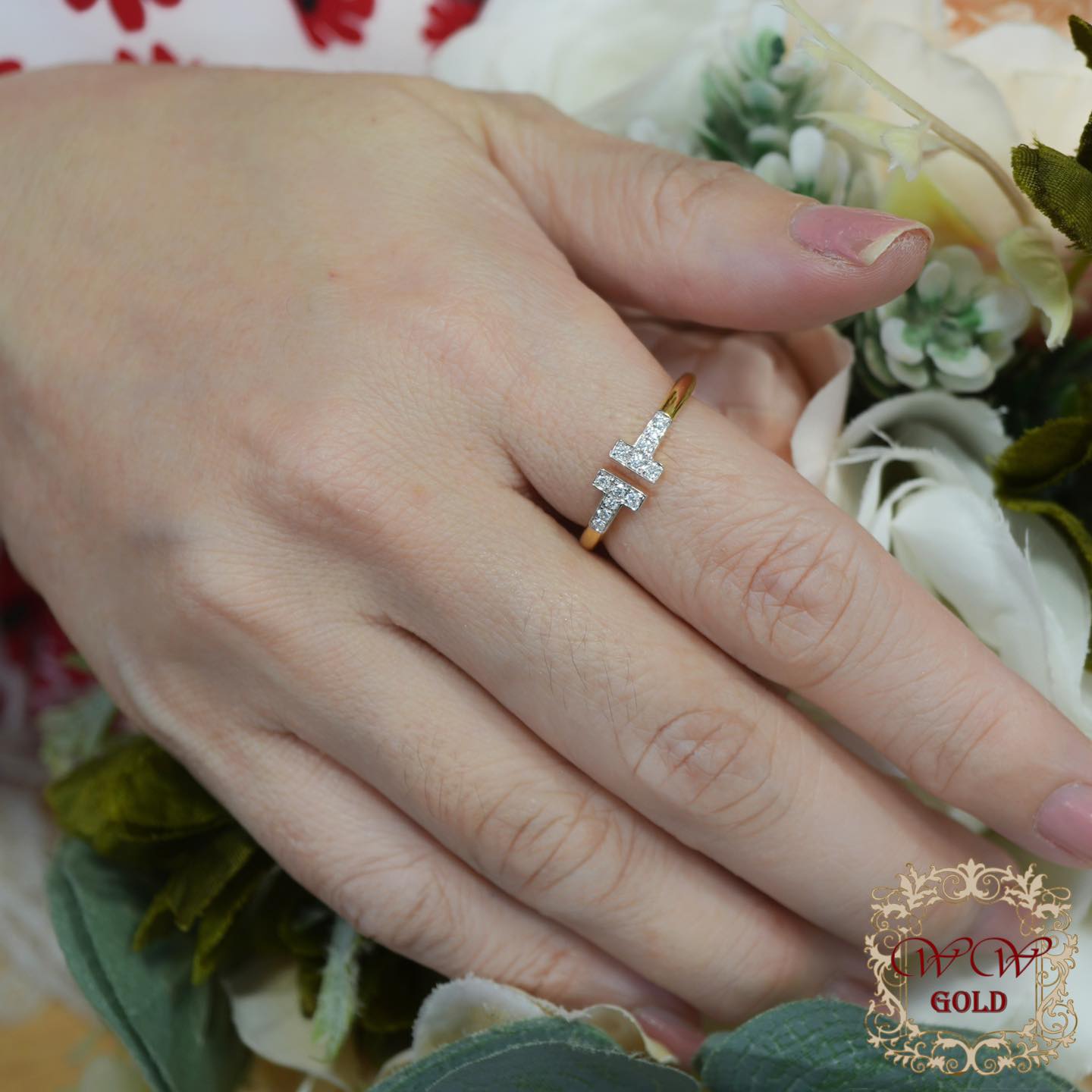 แหวนแถวตัว T