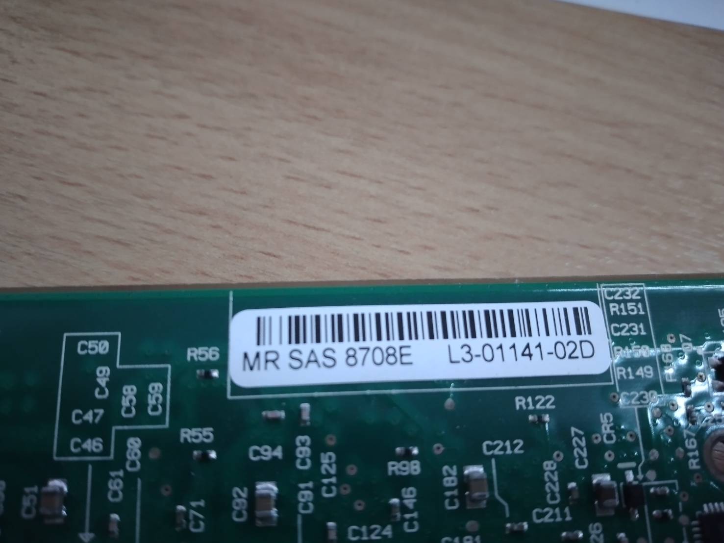 IBM LSI MR SAS 8708E 43W4297 SAS Controller (No Bracket , No Batt)