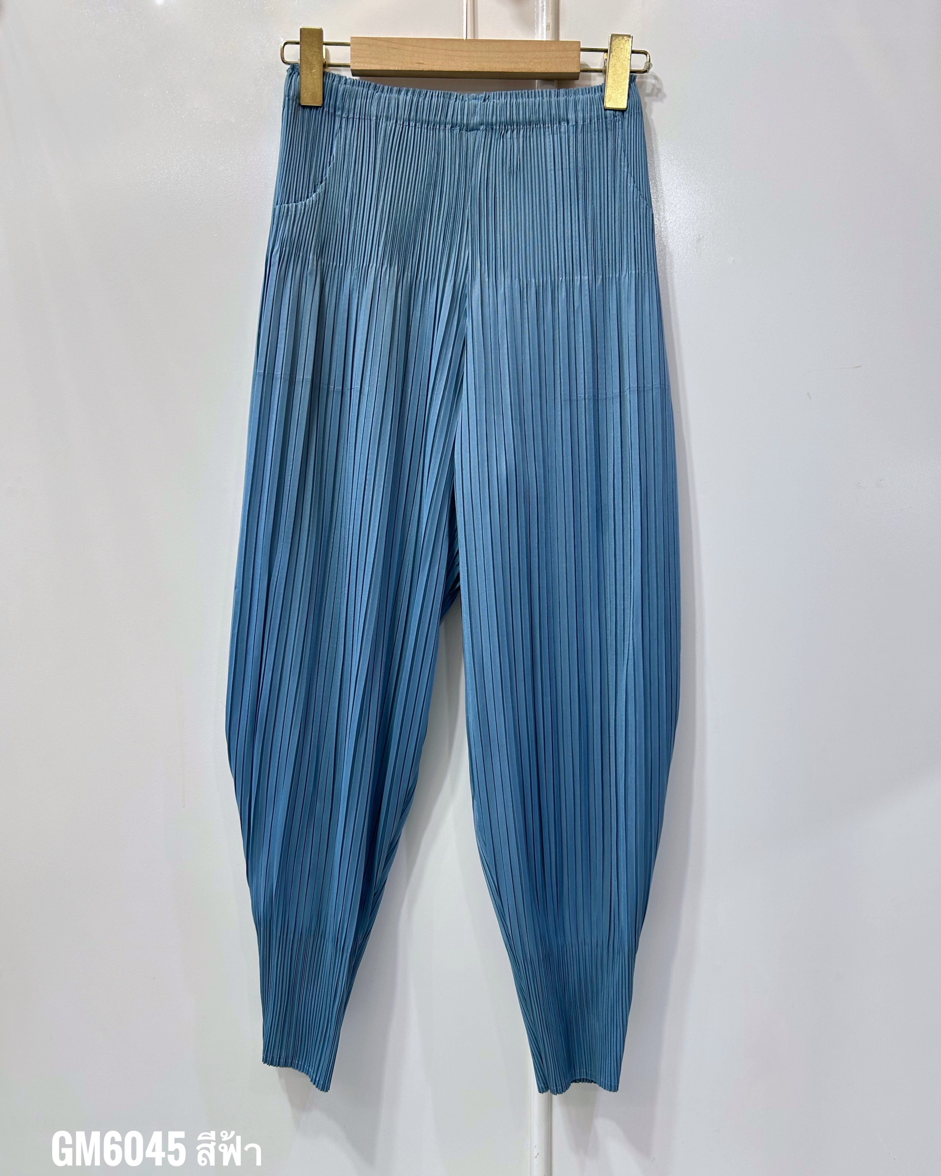 ยาว 34 นิ้ว 2MUAY รุ่น GM6045 กางเกงอัดพลีท FLUFFY PLEATED PANTS 31 สี FREE SIZE