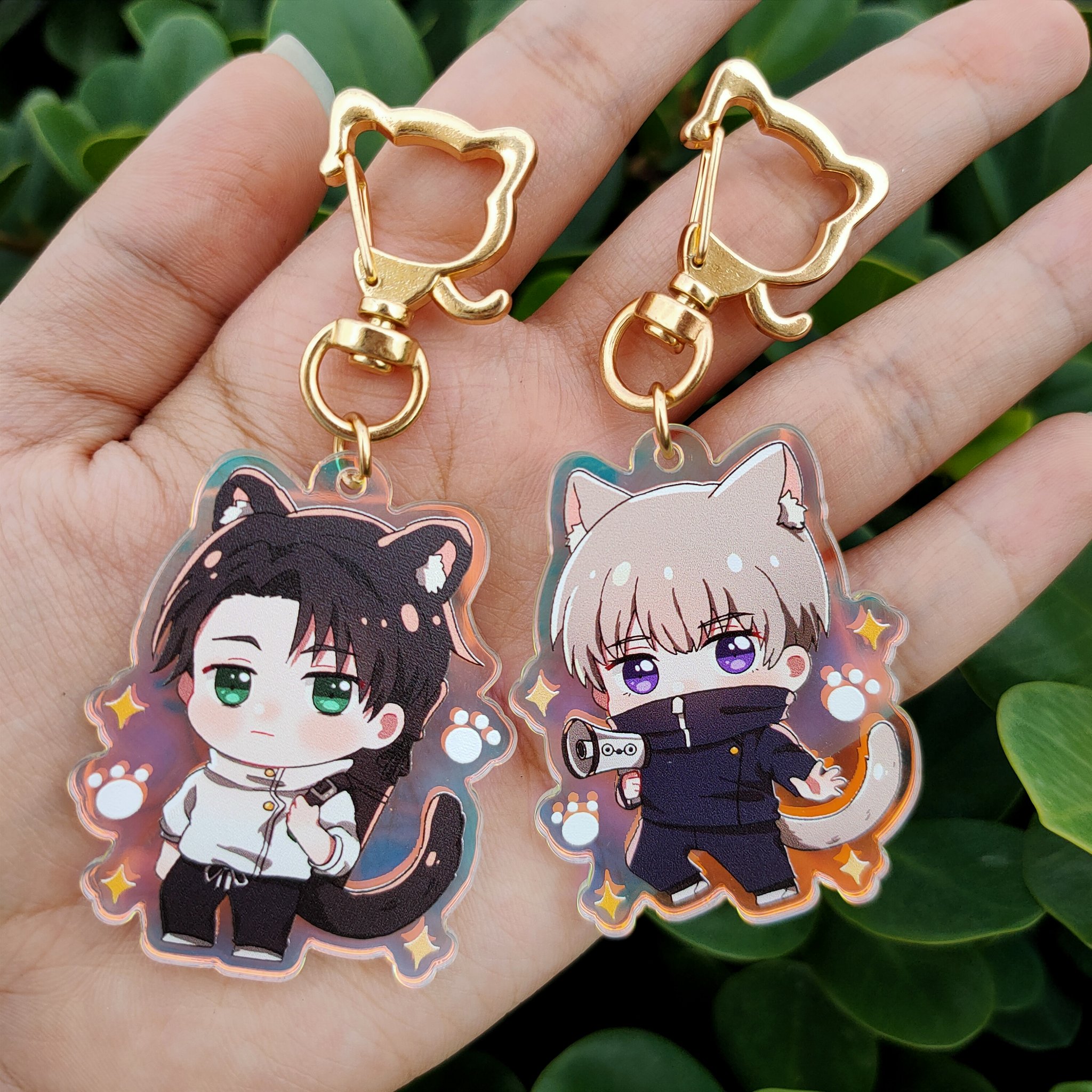 JJK Hologram Keychain & Standee & Glitter sticker