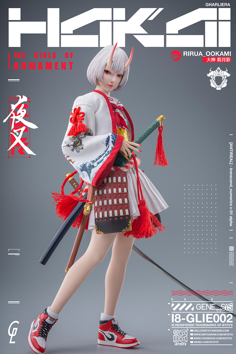[พร้อมส่ง] i8toys x Gharliera 1/6 : The Girls of Armament I8-GLIE002 : Rirua OOKAMI (ขาว)
