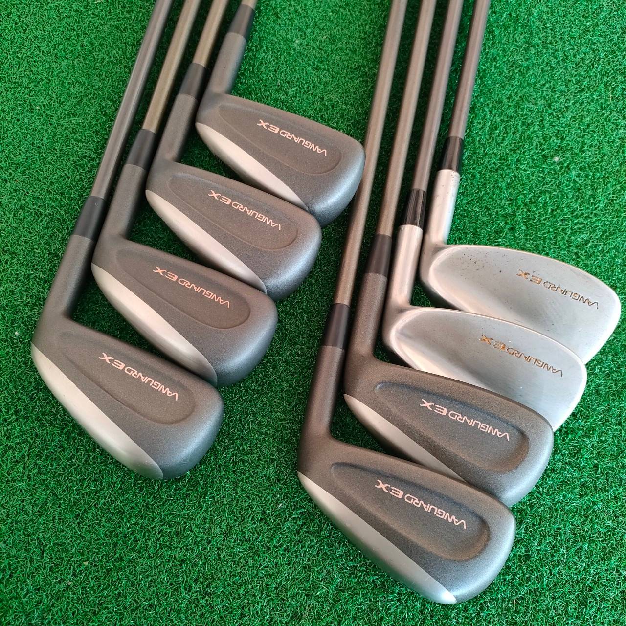 ชุดเหล็ก MIZUNO VANGUNRD EX มีเหล็ก 4 - 9 PW FW ก้าน TECHNO FLEX F-R สภาพสวยเดิม ก้านกริพเดิมหมด