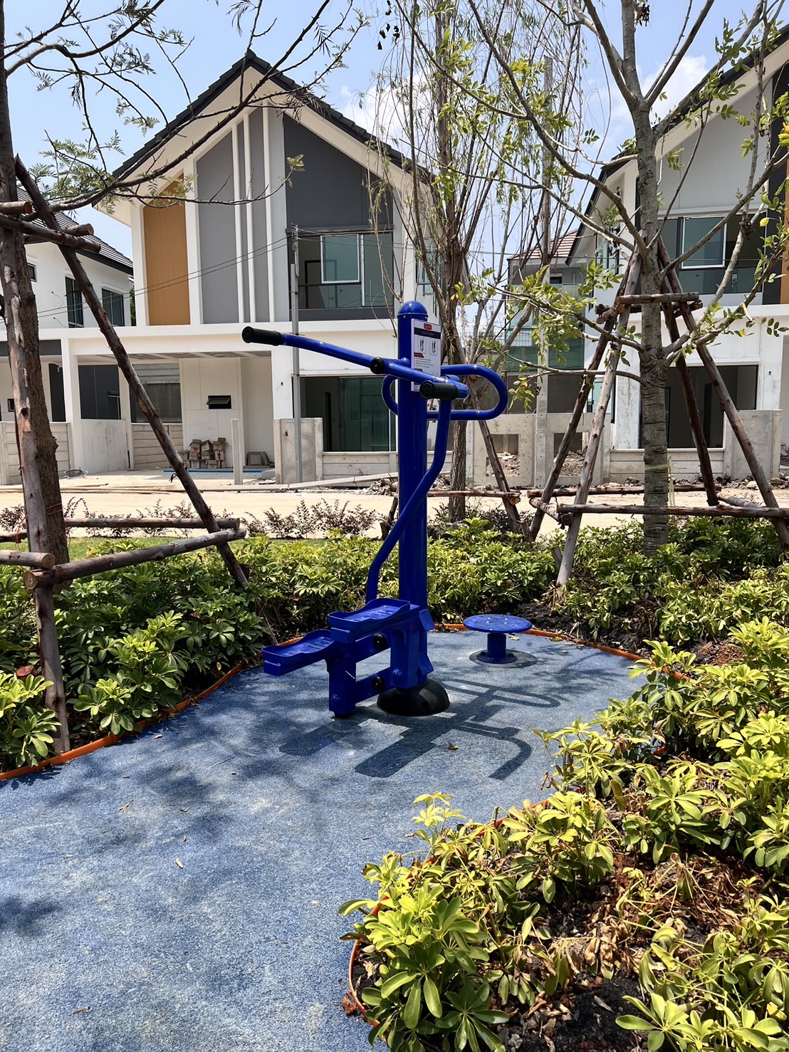 เครื่องออกกำลังกาย กลางแจ้ง ชุดอุปกรณ์ บริหารขา น่อง สะโพก แบบย่ำเท้า ยิดเอว ลานกีฬา อเนกประสงค์ สนามกีฬา สั่งผลิต 10-20 วัน