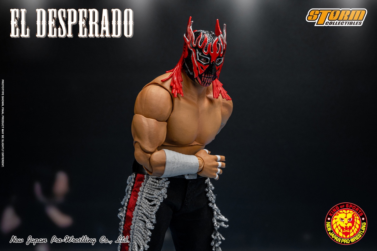 [สั่งจอง]Storm Toys NJED01 1/12 : EL DESPERADO (Red Mask Version) New Japan Pro Wrestling