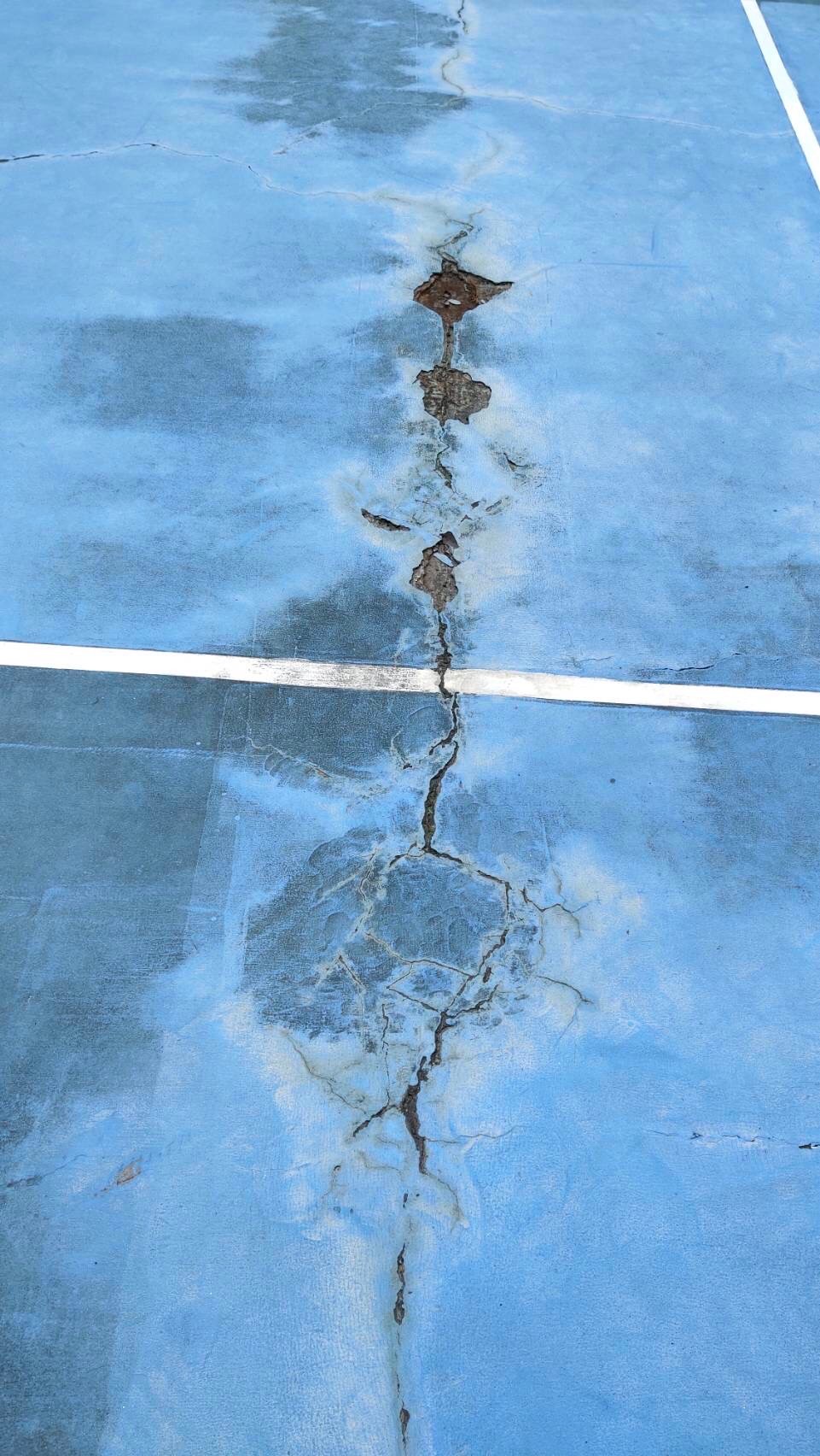 งานซ่อมแซมสนามเทนนิส รพ.ศิริราช