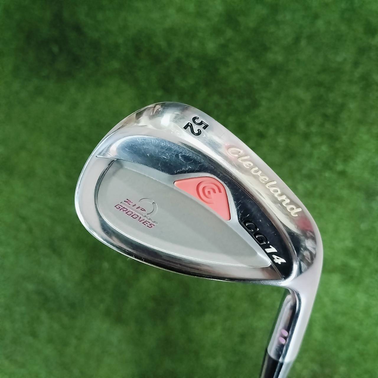 ** WEDGE ผู้หญิง หายาก ** WEDGE CLEVELAND CG14 ZIP GROOVES ร่องสี่เหลี่ยม กัดแบบสุดขีด โหดแบบขั้นสุด ไม้กอล์ฟพรีเมี่ยมมือสอง ของแท้ By NakaraLuxurious
