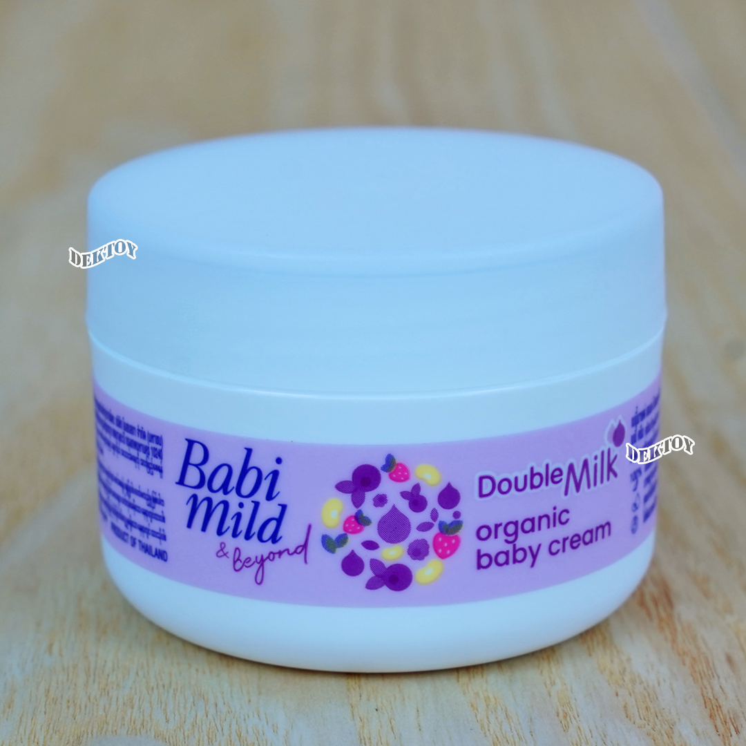 Babimild เบบี้มายด์ ครีม ดับเบิ้ลมิลค์ โปรตีน พลัส 50 กรัม สีม่วง