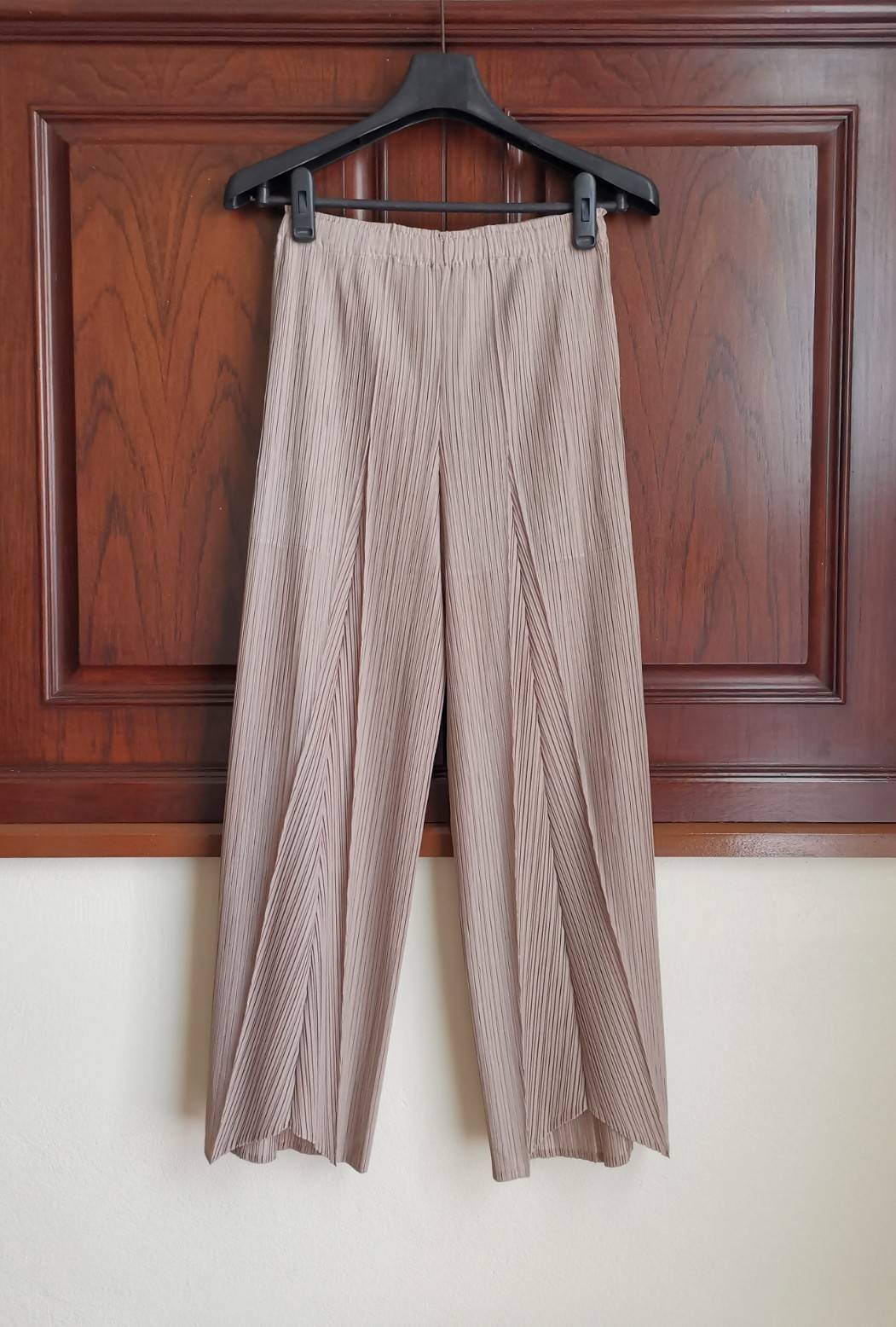 ยาว 36นิ้ว!! 2MUAY รุ่น GJO2088-1 กางเกงอัดพลีทงานคุณภาพ CROPPED WIDE LEG PLEATED PANTS 13สี FREE SIZE