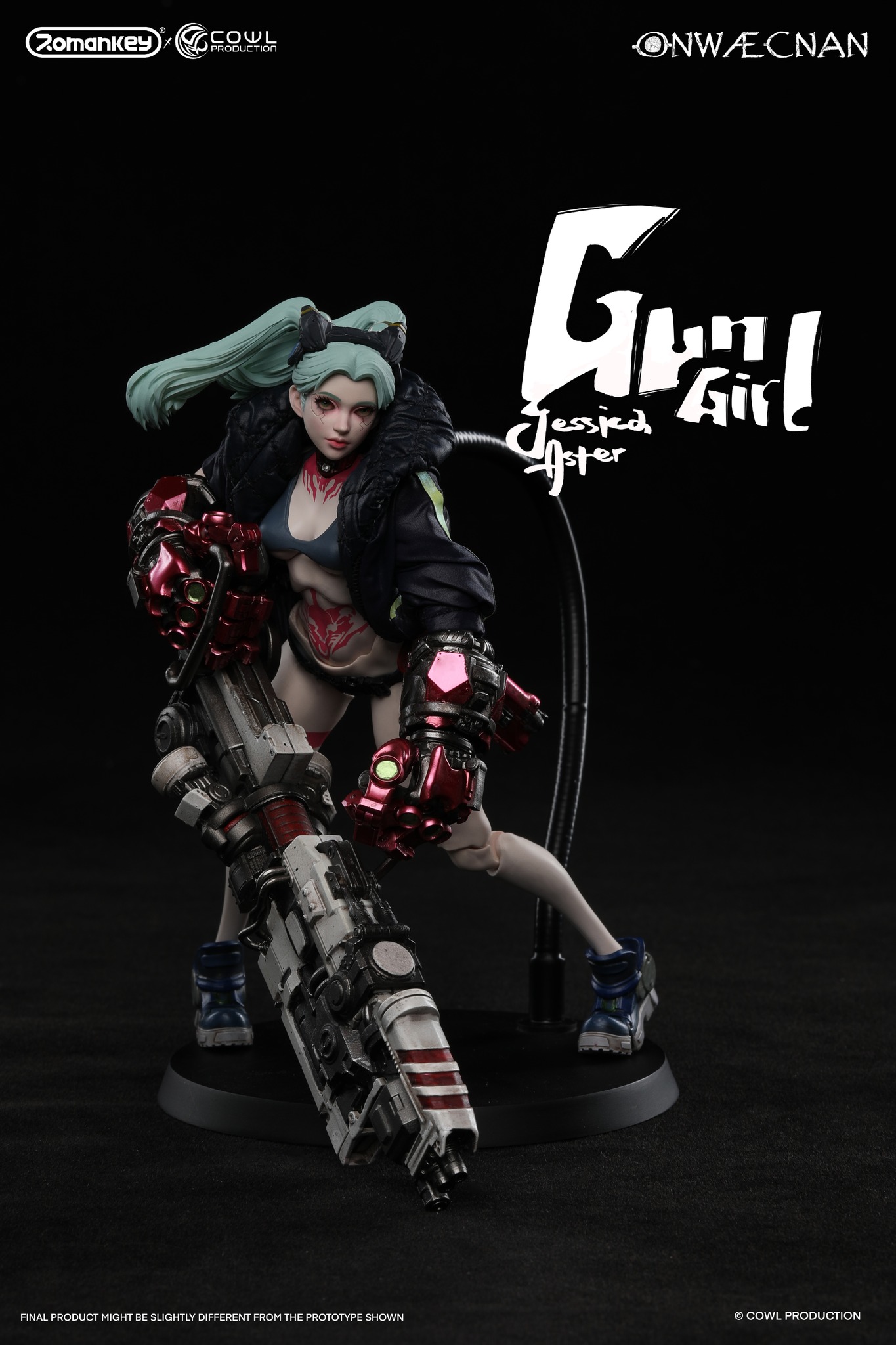 [พร้อมส่ง]Romankey 1/12 - Gun Girl Jessica Aster- Deluxe Version (2บอดี้ , 3 หน้าเปลี่ยน