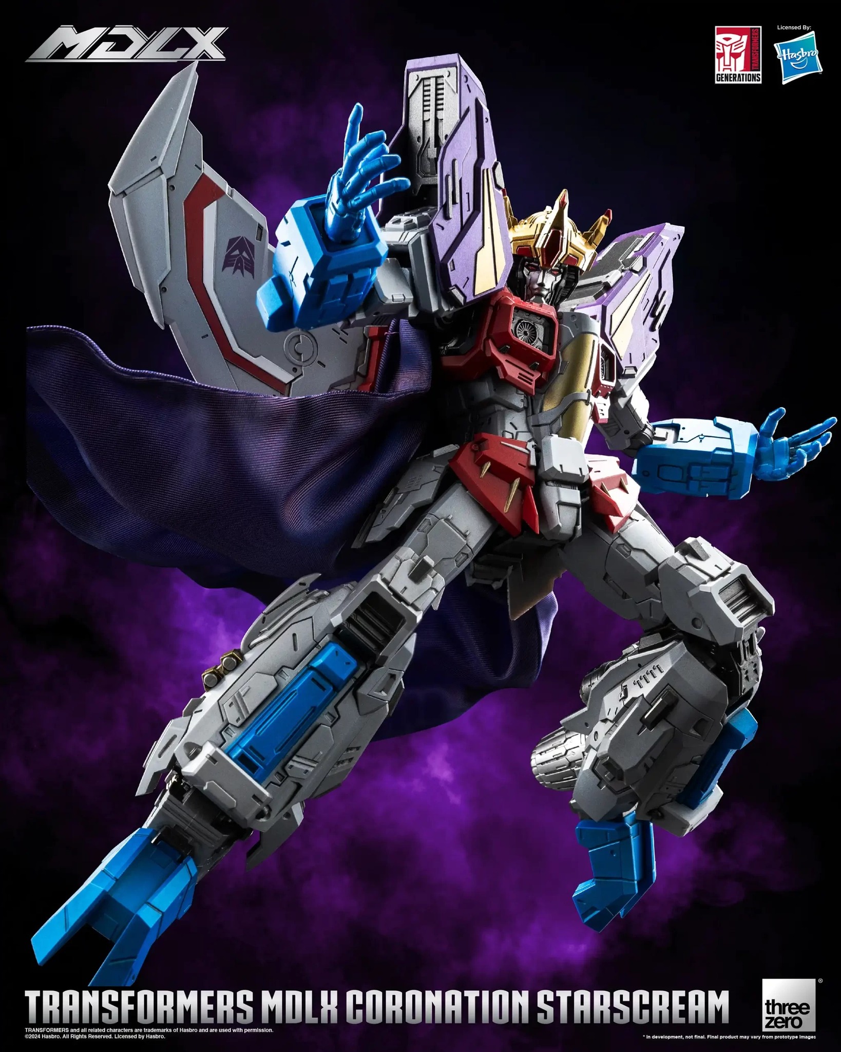 [สั่งจอง]Threezero 3Z08320W0 : Transformers - MDLX Coronation Starscream (20Cm)