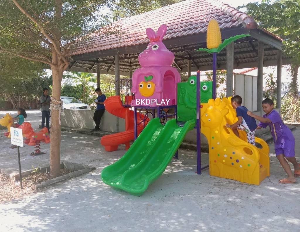 เครื่องเล่นสนามกลางแจ้ง-ในร่ม,ชุดกระต่ายกับยีราฟ, เครื่องเล่นสนาม,เครื่องเล่นเด็ก,ครุภัณฑ์สนามเด็กเล่น, งบสพฐ,โครงการโรงเรียนประชารัฐ playground,สไลเดอร์,ของเล่นเสริมพัฒนาการ,เครื่องเล่นสนาม, สนามเด็กเล่น