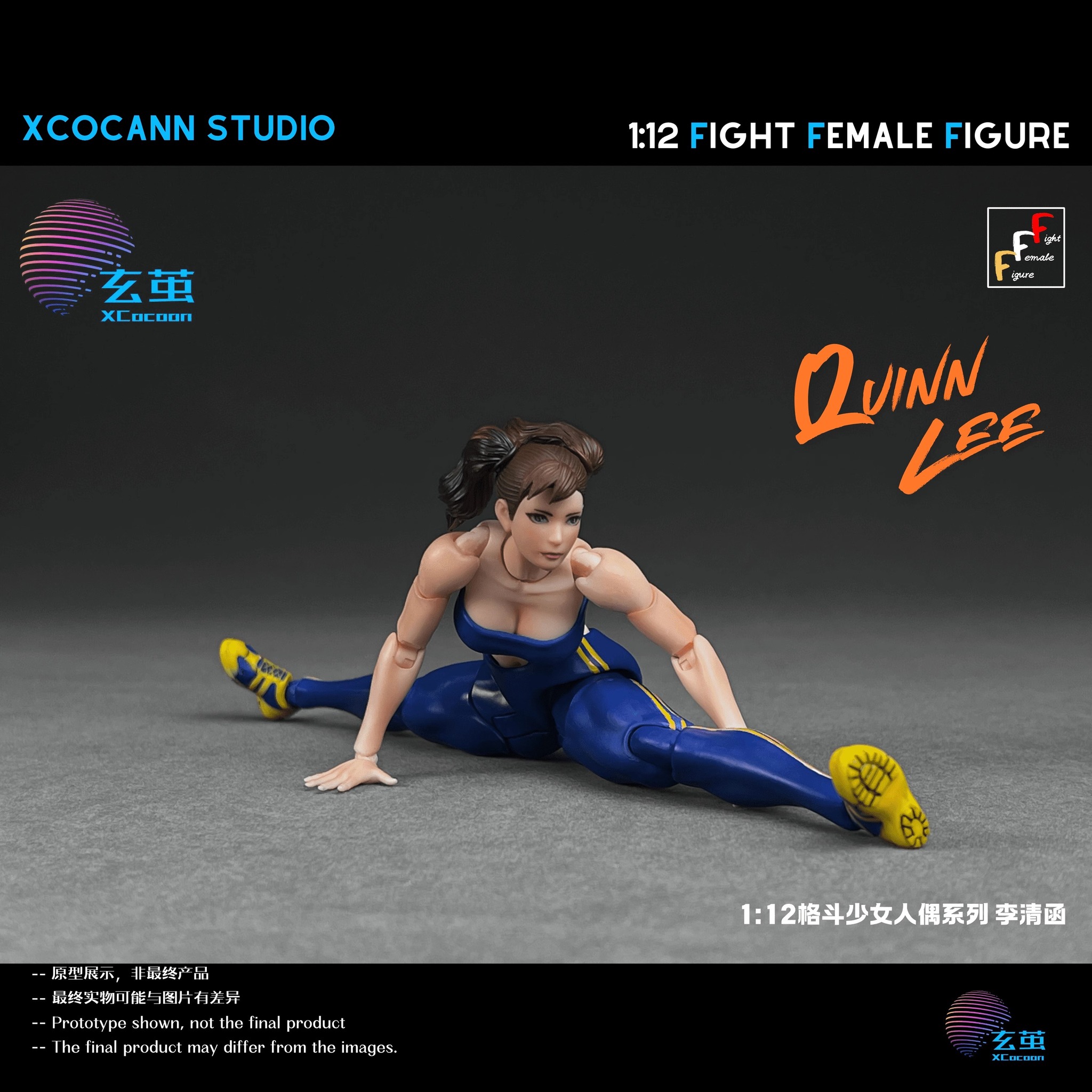 [สั่งจอง] Xcocann Studio 1/12 : Femal Fighter & Accesory kit