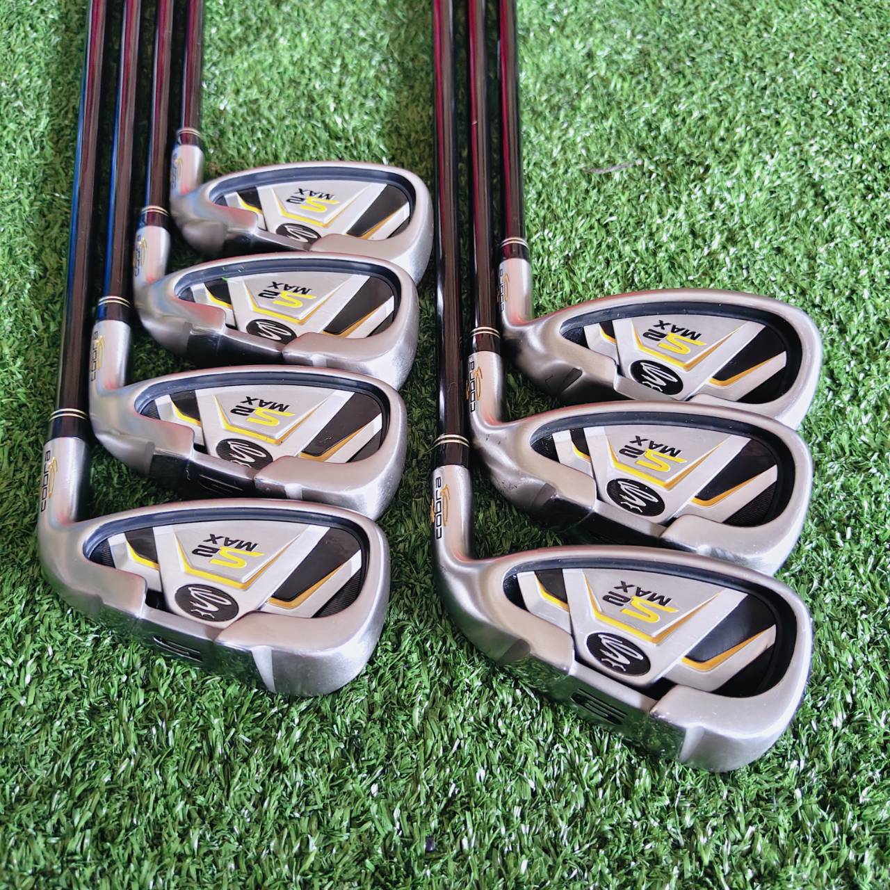 ชุดเหล็ก Cobra S2 Max สภาพสวยนางฟ้า Hybrid DNA แบบ Baffler → ตีง่าย ให้อภัยสูง แม้ไม่โดนกลางหน้าไม้