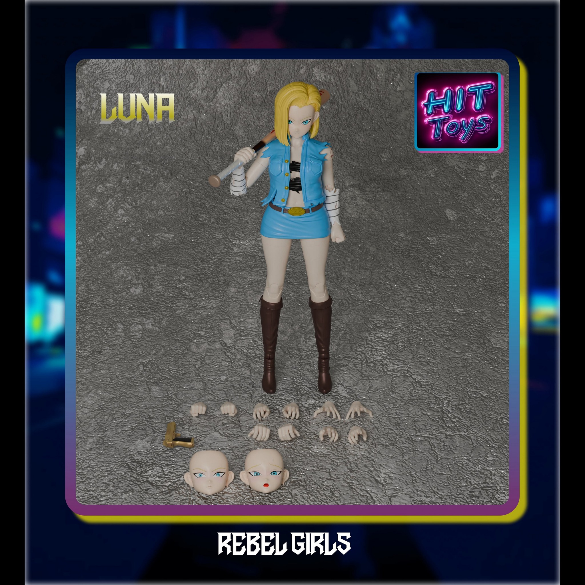 [พร้อมส่ง] HITToys 1/12 : Rebel Girls Series Wave One Vengenance มีให้เลือก 2 แบบ