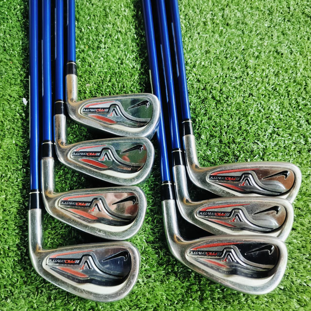 ชุดเหล็ก NIKE VR II PRO CAVITY มีเหล็ก 4 5 6 7 8 9 เเละ PW ก้าน PROJECT X 6.0 สุดยอดก้าน!!! ตระกูล VR คุณภาพเน้นๆ!!! สุด!!! ตีไกลมาก ไม้กอล์ฟพรีเมี่ยมมือสอง ของแท้ By NakaraLuxurious