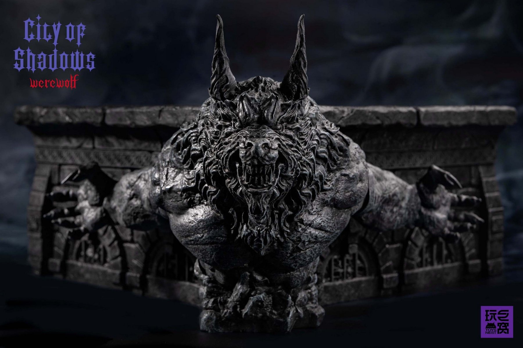 [สั่งจอง]ToysNest : City of Shadows - Werewolf Statue Stage