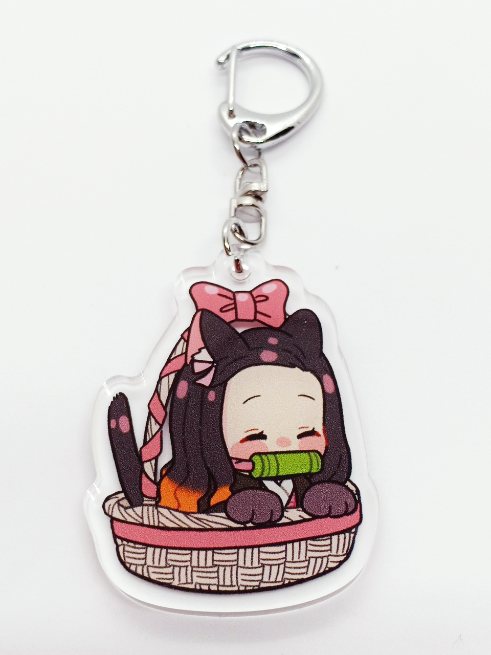 [In Stock] Cat Baskets Kimetsu no yaiba : *Acrylic Keychain*