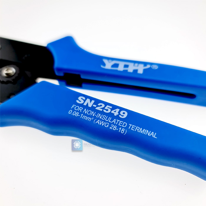 SN-2549 คีมเข้าหัวสาย Dupont PH2.0 XH2.54 KF2510 JST terminals ระยะ pitch 1.5~4.8mm