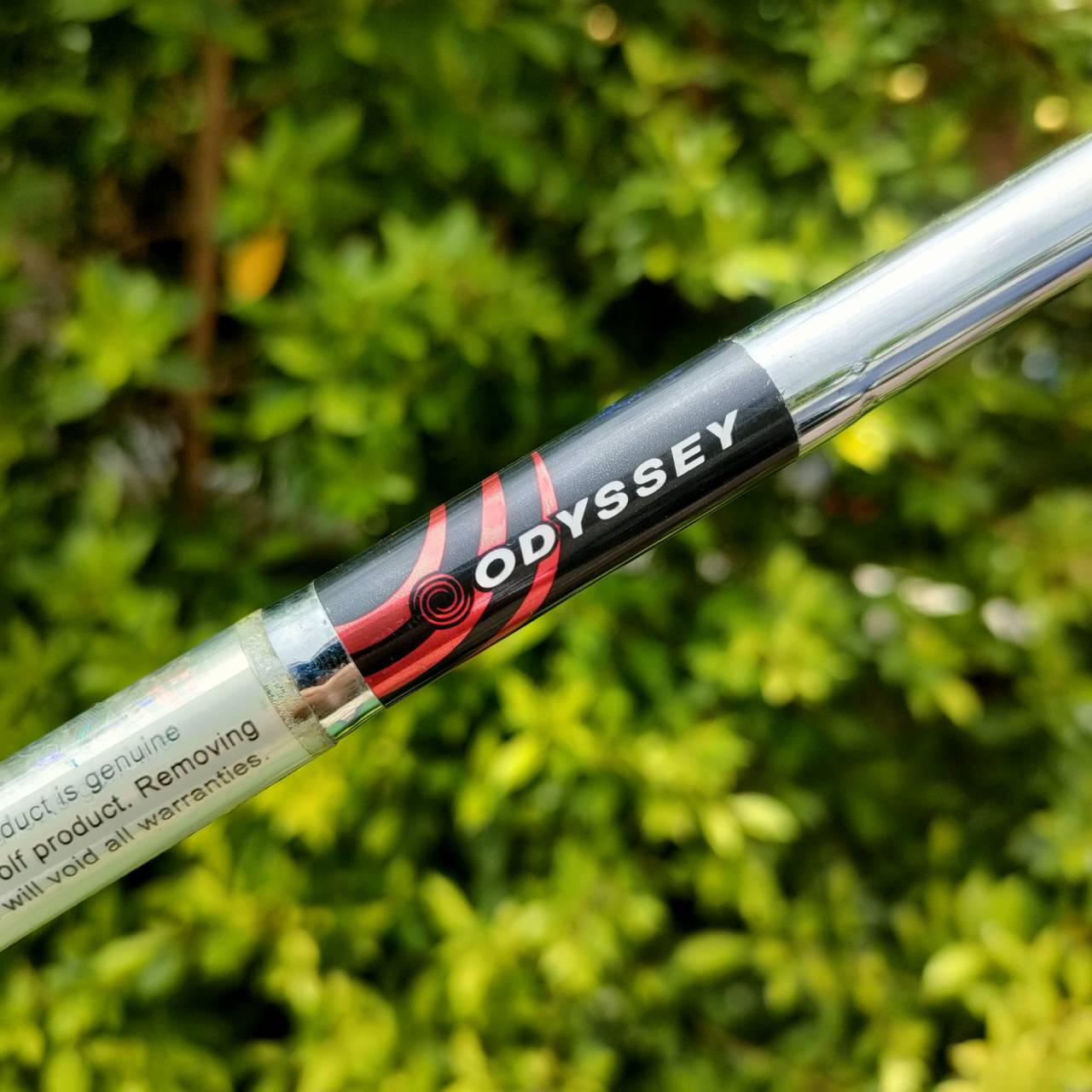 PUTTER ODYSSEY BACKSTRYE MARXMAN ความยาว 35 นิ้ว ก้าน ODYSSEY เดิมทุกอย่าง ** กริฟเสียเก่าเก็บ ** สภาพหัวสวยมาก เดิมๆ เป็นก้านที่เจาะข้างหลัง จะได้ฟีลลิ่งพิเศษ ไม้กอล์ฟมือสอง ของแท้ BY NakaraLuxurious