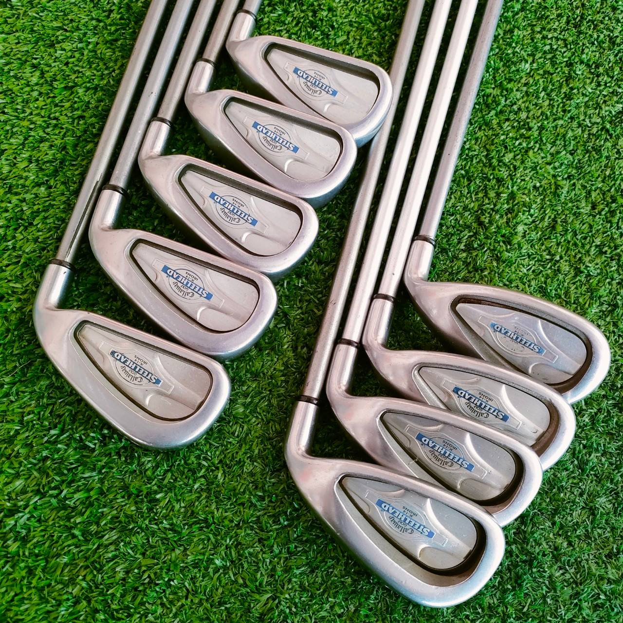 ชุดเหล็ก CALLAWAY STEELHEAD X-14 มีเหล็ก 3-9 เเละ PW SW ก้าน STEELHEAD X-14 FLEX R เหล็ก 9 เเละ PW ชุดเหล็กชื่อดังของ Callaway ไม้กอล์ฟมือสอง ของแท้ BY NakaraLuxurious