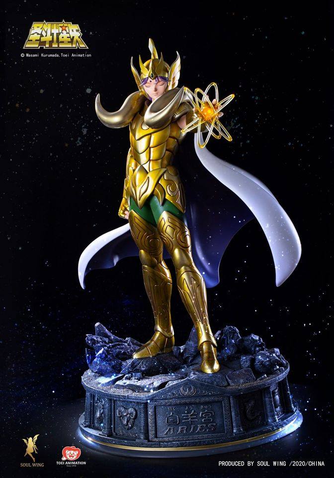 [สั่งจอง]Soulwing 1/4 Scale Statue SAINT SEIYA SERIES GOLD MYTH CLOTH – ARIES (Mū)