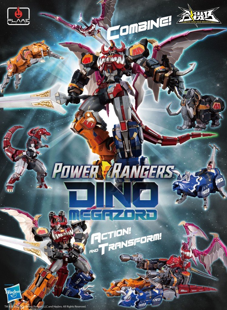 [สั่งจอง] Flame Toys : [Go! Kara Kuri] Dino Megazord
