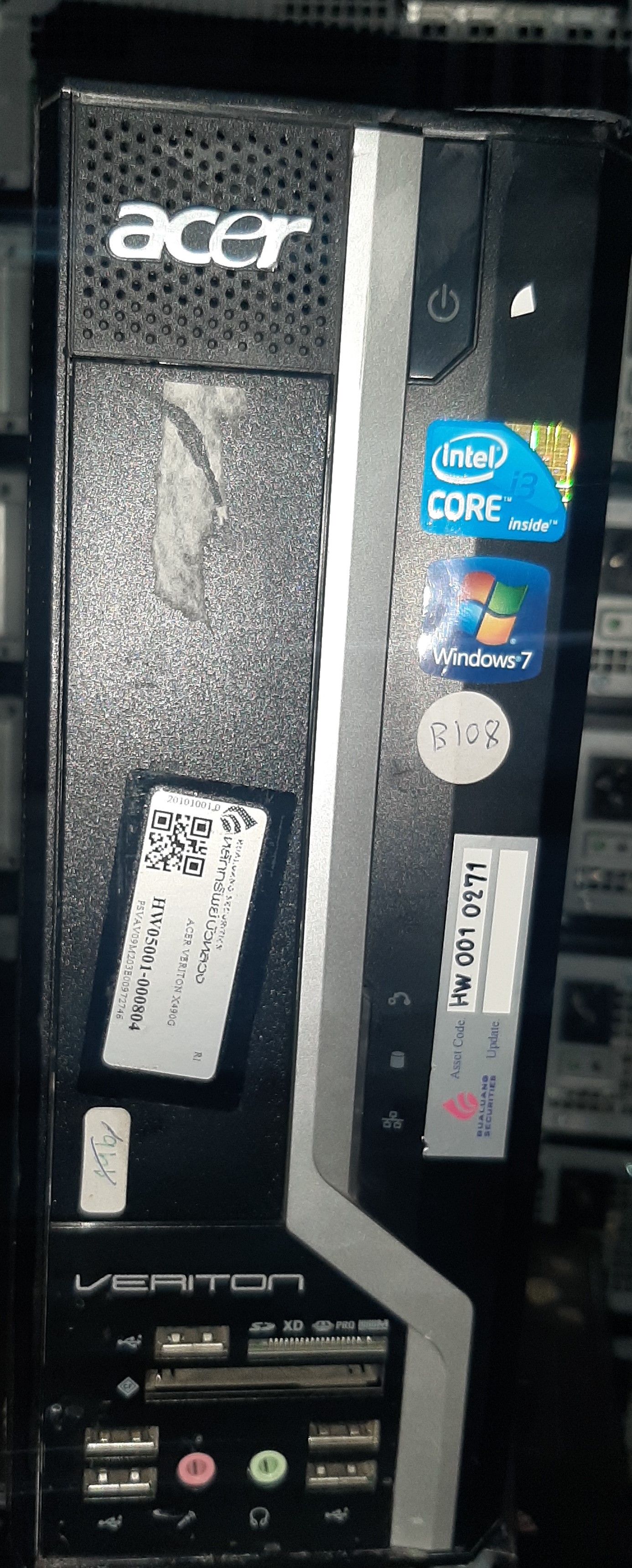 Acer Veriton X490G SFF (CPU : i3-550 Ram : 2 GB HDD : 160 GB Free Wifi)