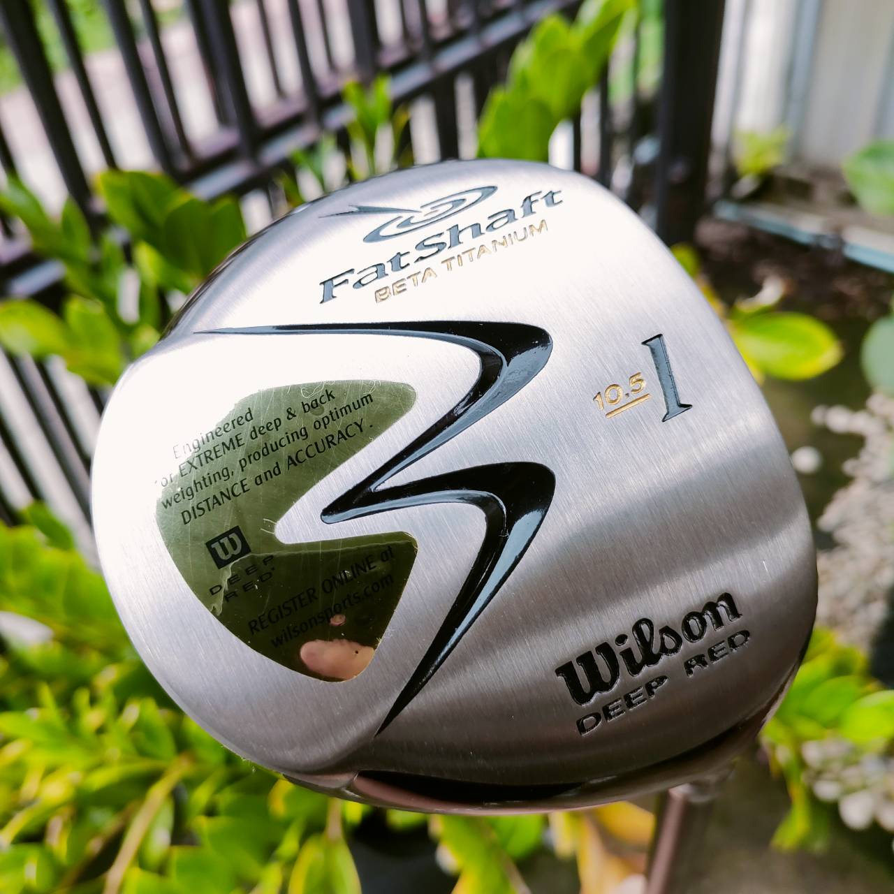 Driver WILSON FATSHAFT องศา 10.5 วัสดุ BETA TITANIUM หน้าเด้งตีไกลเสียงสนั่น ก้าน FATSHAFT ก้านอ้วย ทั้งเบาและทอร์คน้อยมาก ไม้กอล์ฟพรีเมี่ยมมือสอง ของแท้ By NakaraLuxurious