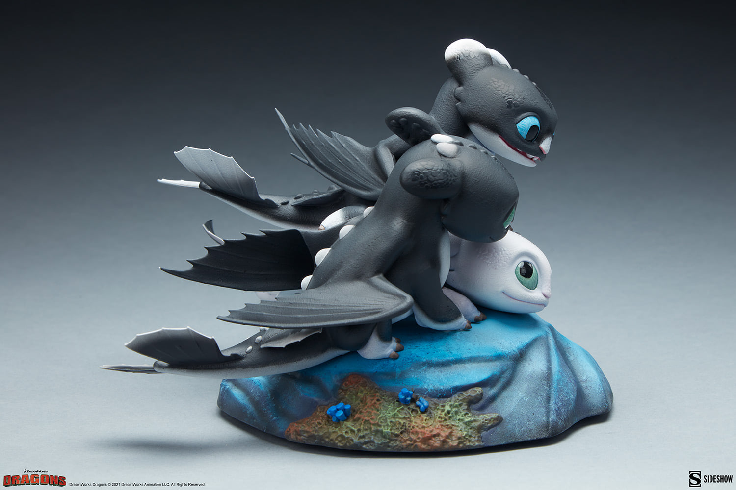 [สั่งจอง] Sideshow 200617 : How to Train Your Dragon III - Dart, Pouncer, and Ruffrunner