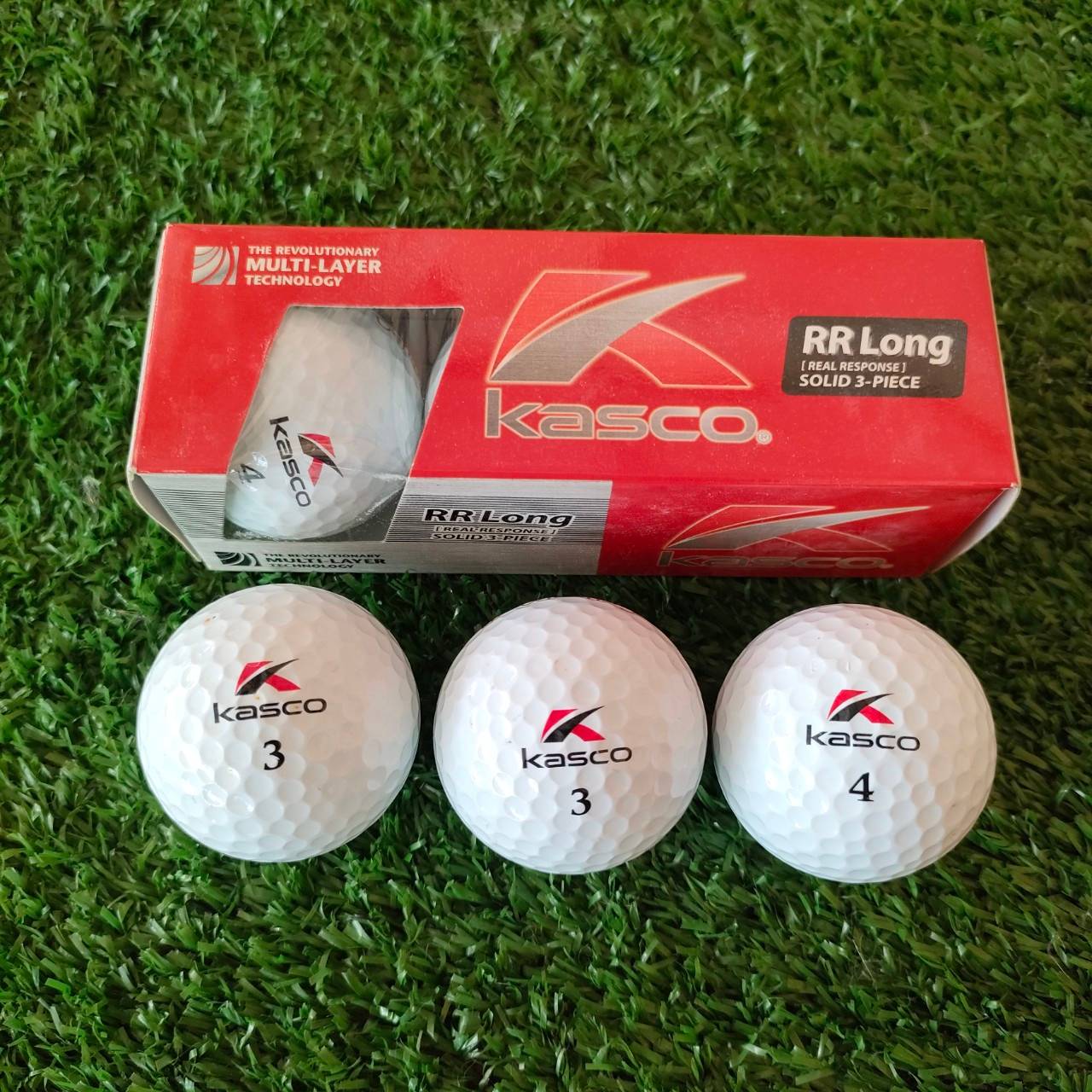 ลูกกอล์ฟ KASCO RR LONG 1 กล่องมี 3 ลูก ลูกใหม่ ตีไกลจัดๆ!!!