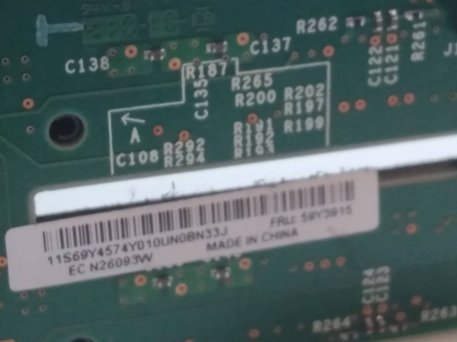 IBM X3550 M3 X3650 2.5' HDD SAS Backplane Board 59Y3915