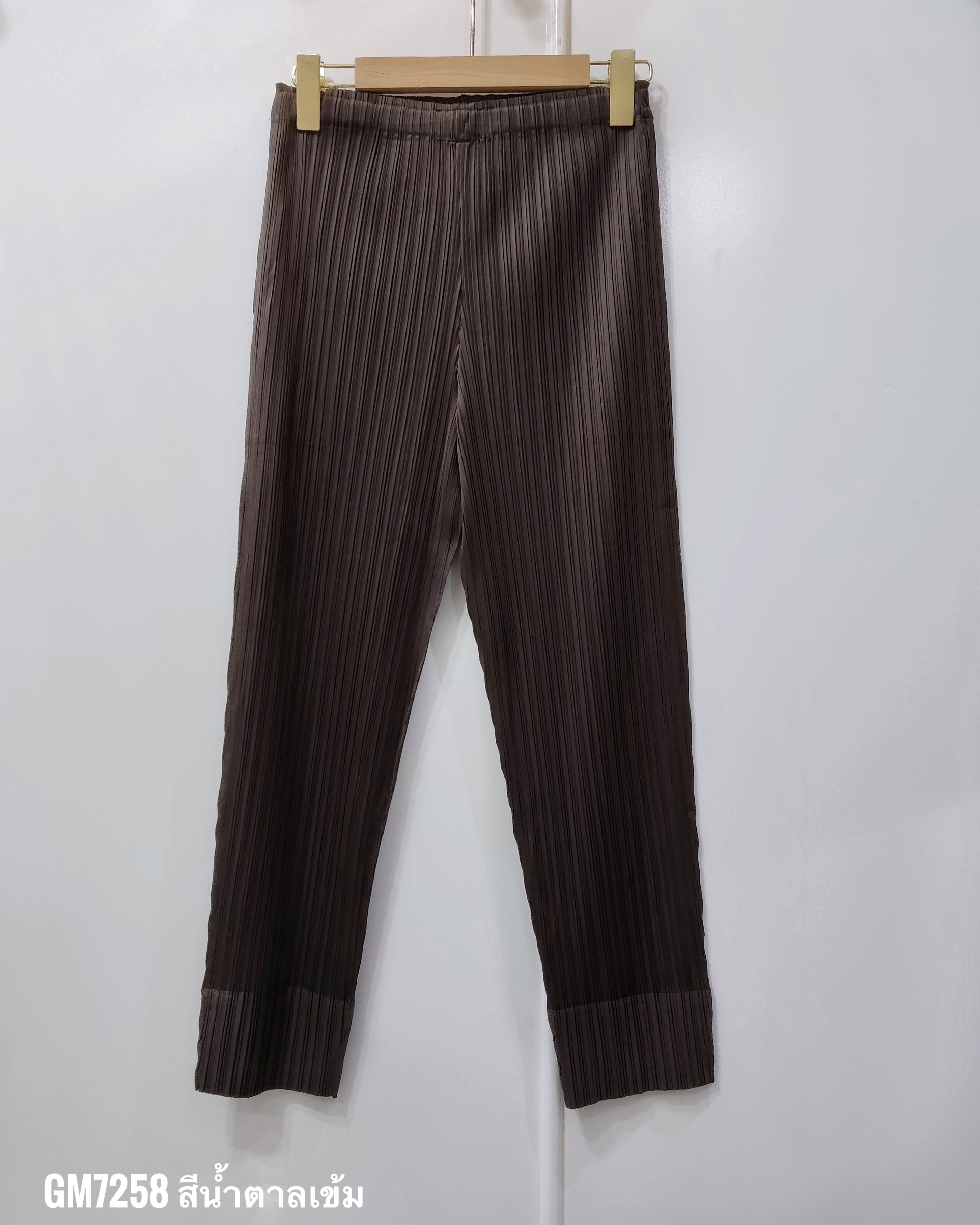 ยาว 34 นิ้ว 2MUAY รุ่น GM7258 กางเกงอัดพลีท SLIM FIT PLEATED PANTS 55 สี FREE SIZE