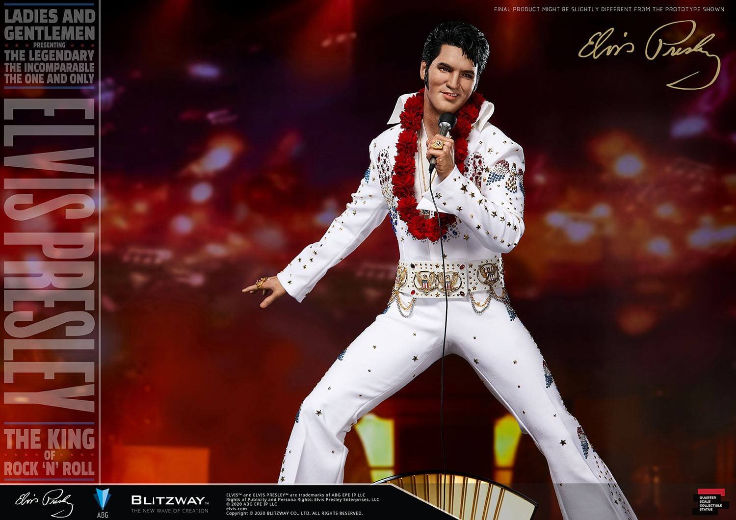 [สั่งจอง]Blitzway BW-SS-20701 1/4 : Elvis Aaron Presley Statue
