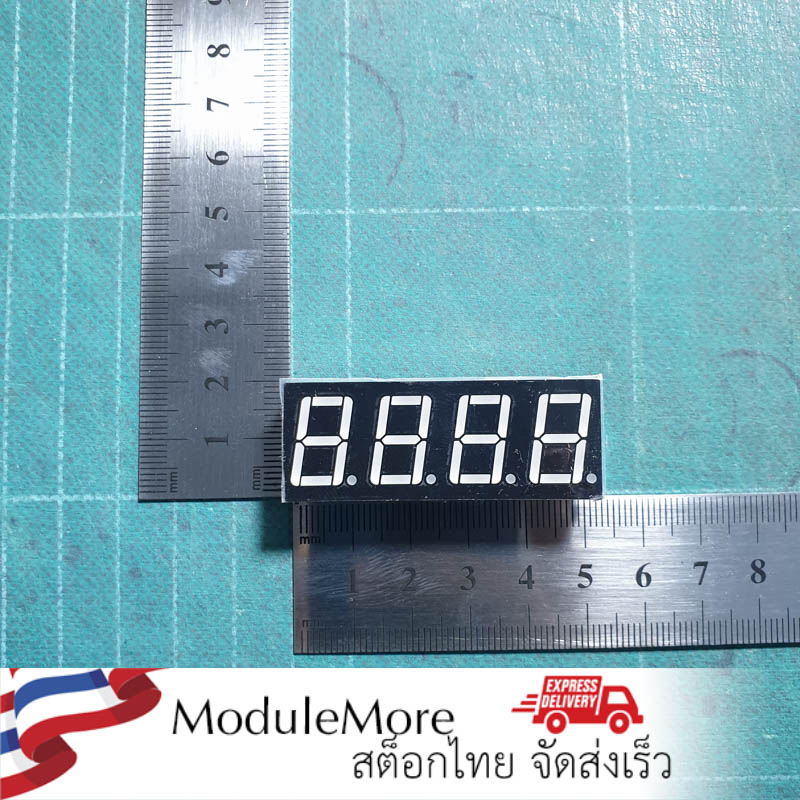7-segment display 0.56 inch จอแสดงตัวเลข [ 1 2 3 4 digit ] common cathode 0.56 นิ้ว 7 segment สีแดง