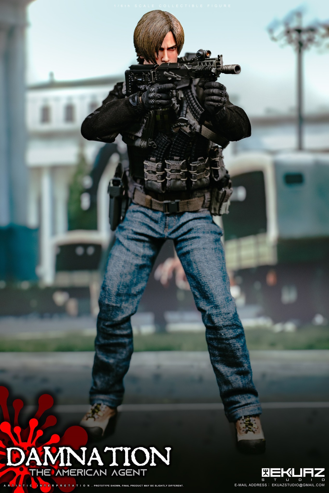 [สั่งจอง] EKUAZ STUDIO EKS09 1/6 : DAMNATION AMERICAN AGENT