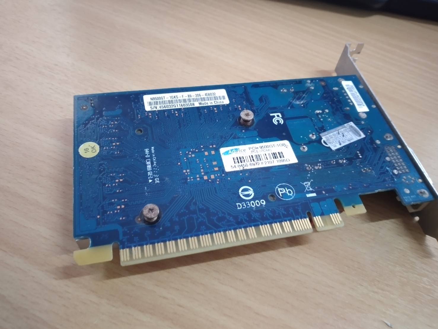 การ์ดจอ ECS N9500GT-1GKS-F (V1.0) DDR2 1GB 128 BIT