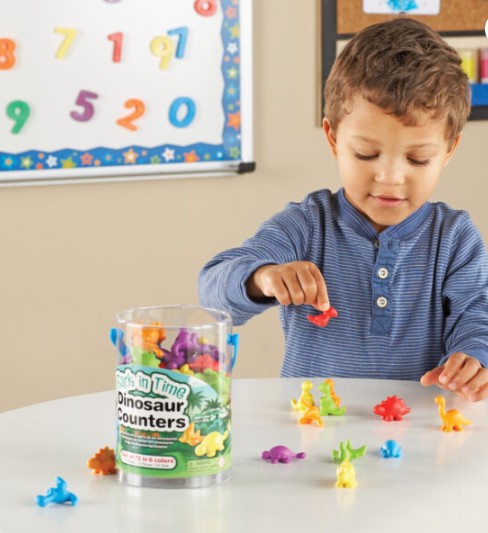ชุดตัวนับจำนวนไดโนเสาร์สัตว์โลกล้านปี ของเล่นเสริมพัฒนาการ ,ของเล่นเสริมทักษะ,ของเล่นเด็ก, สื่อการสอนอนุบาล