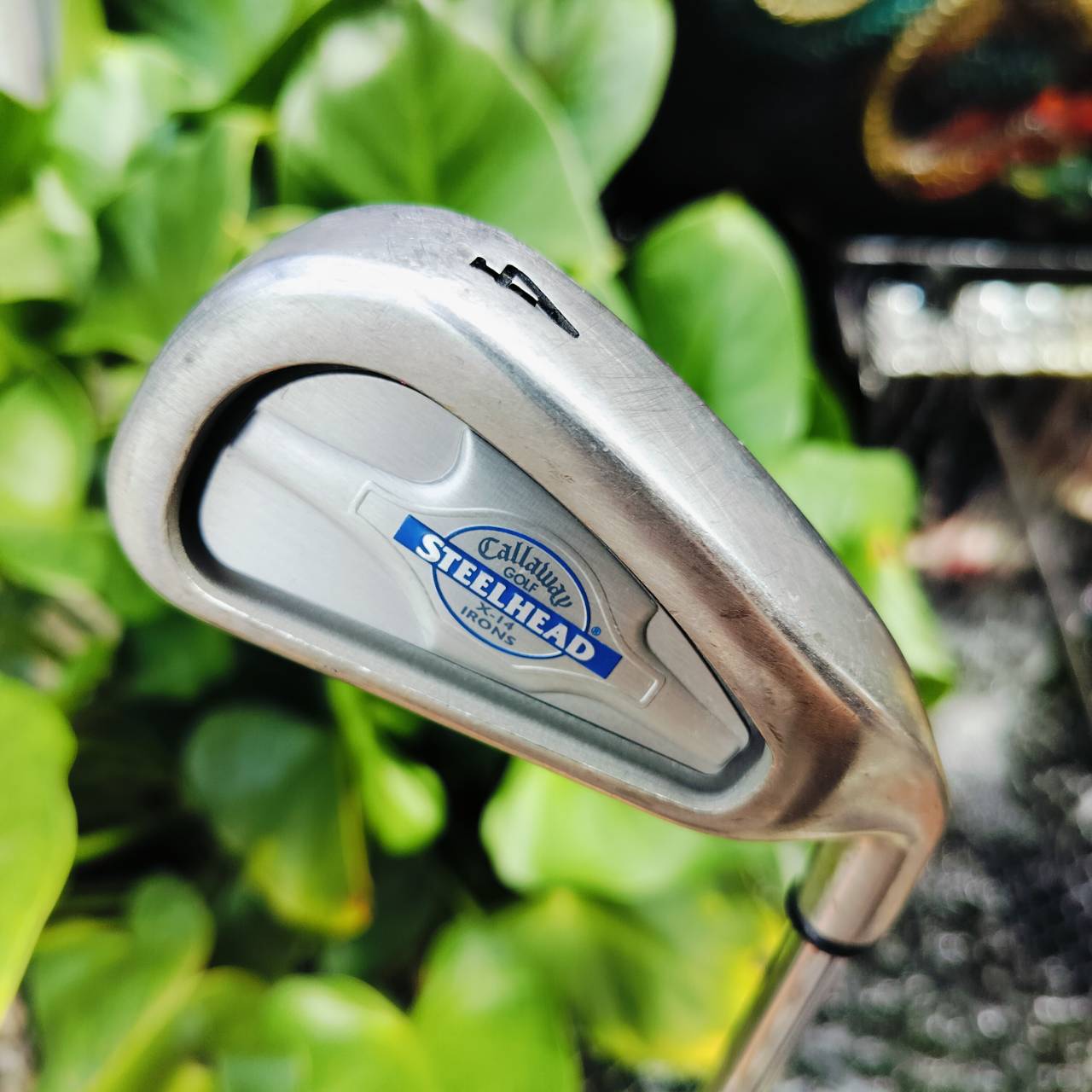เหล็ก 4 Callaway STEELHEAD X-14 ก้านเสียบทะลุ ผ่าแฉกสวยๆเดิมเลยค่ะ ไม้กอล์ฟพรีเมี่ยมมือสอง ของแท้ By NakaraLuxurious