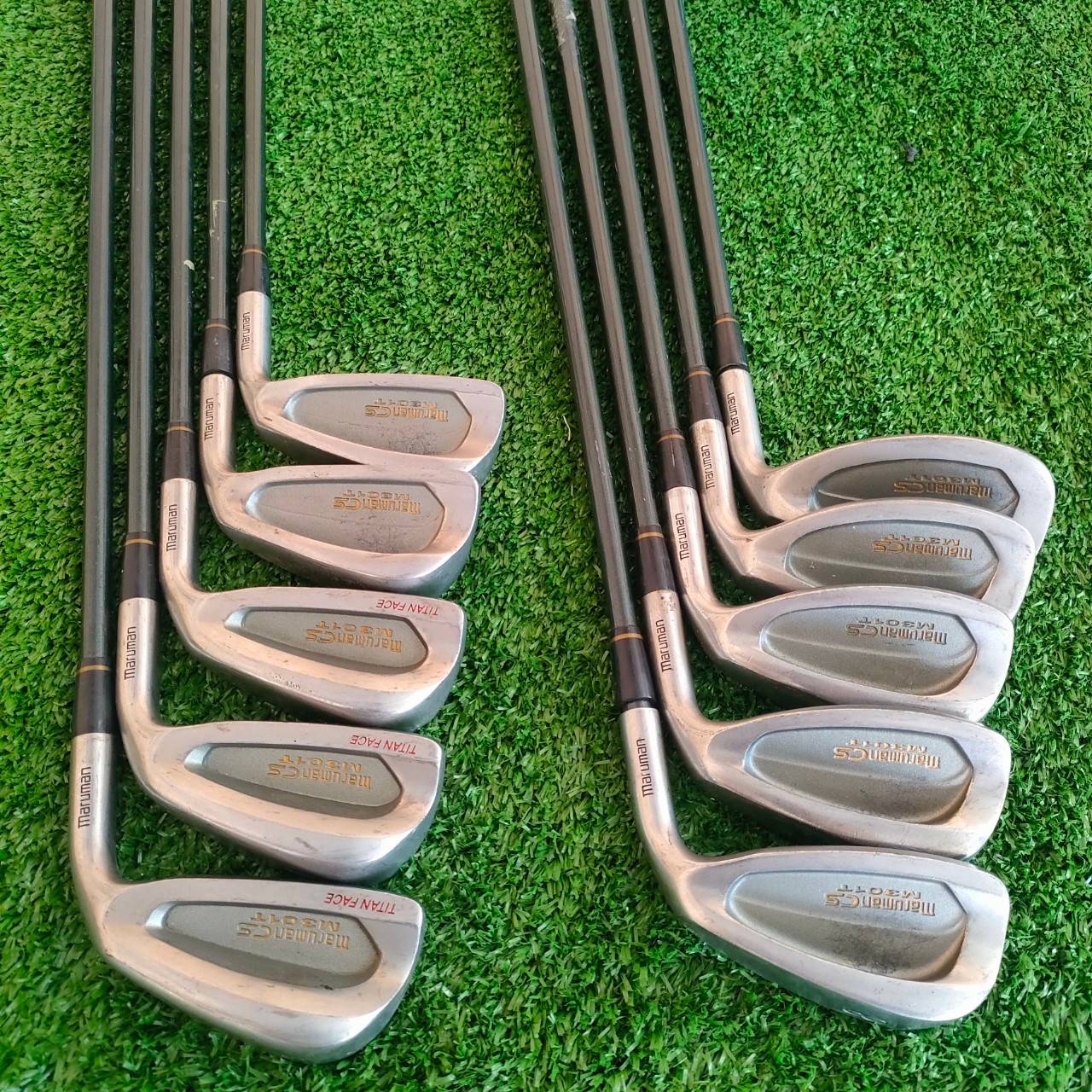 ชุดเหล็ก MARUMAN M301T CS มีเหล็ก 3-9 เเละ PW AW SW ก้าน CARBON FLEX R