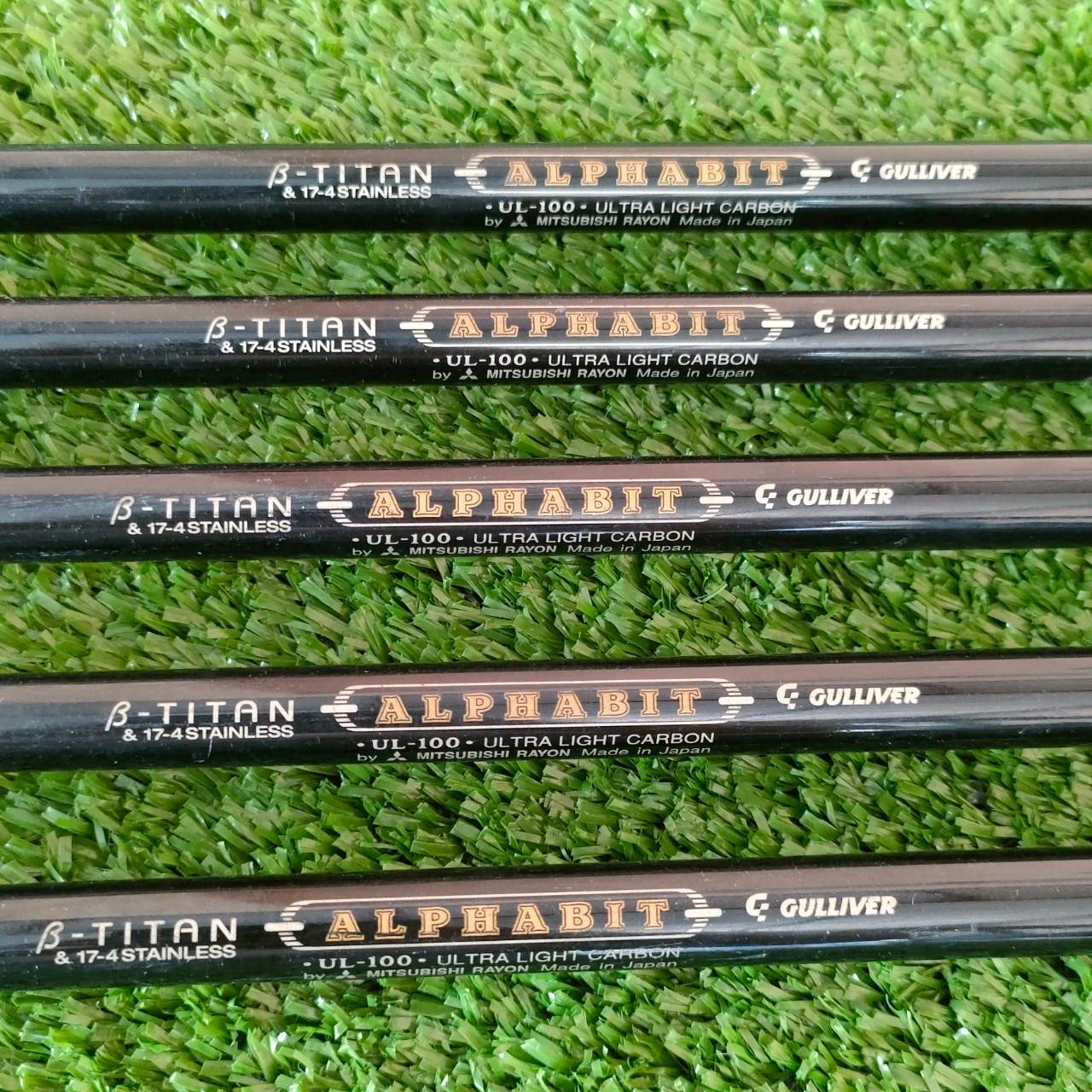 ชุดเหล็ก GULLIVER ALPHABIT มีเหล็ก 6-9 เเละ PW ก้าน B-TITAN ALPHABIT FLEX R