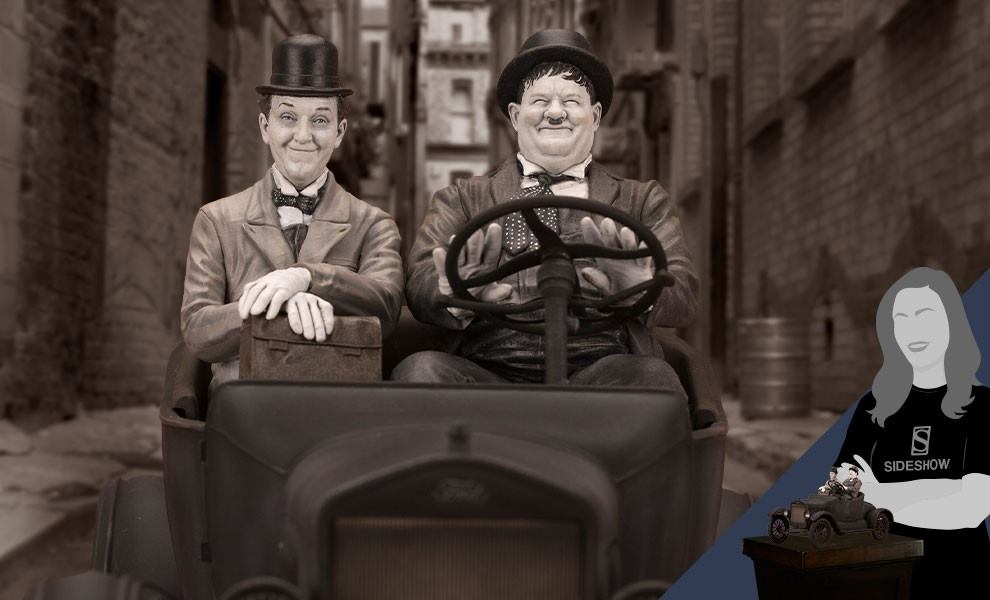 [สั่งจอง]Sideshow X Infinite Statue 906957 : Laurel & Hardy on Ford Model T Statue.