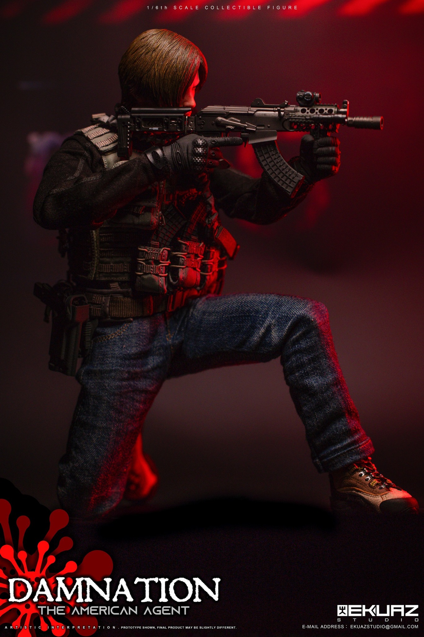 [สั่งจอง] EKUAZ STUDIO EKS09 1/6 : DAMNATION AMERICAN AGENT