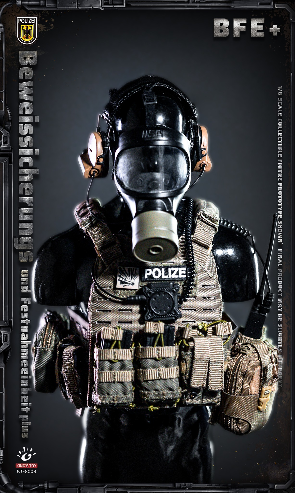 สั่งจอง]KING'S TOY KT-8008 1/6 : BFE+ German Anti-Terrorist Police