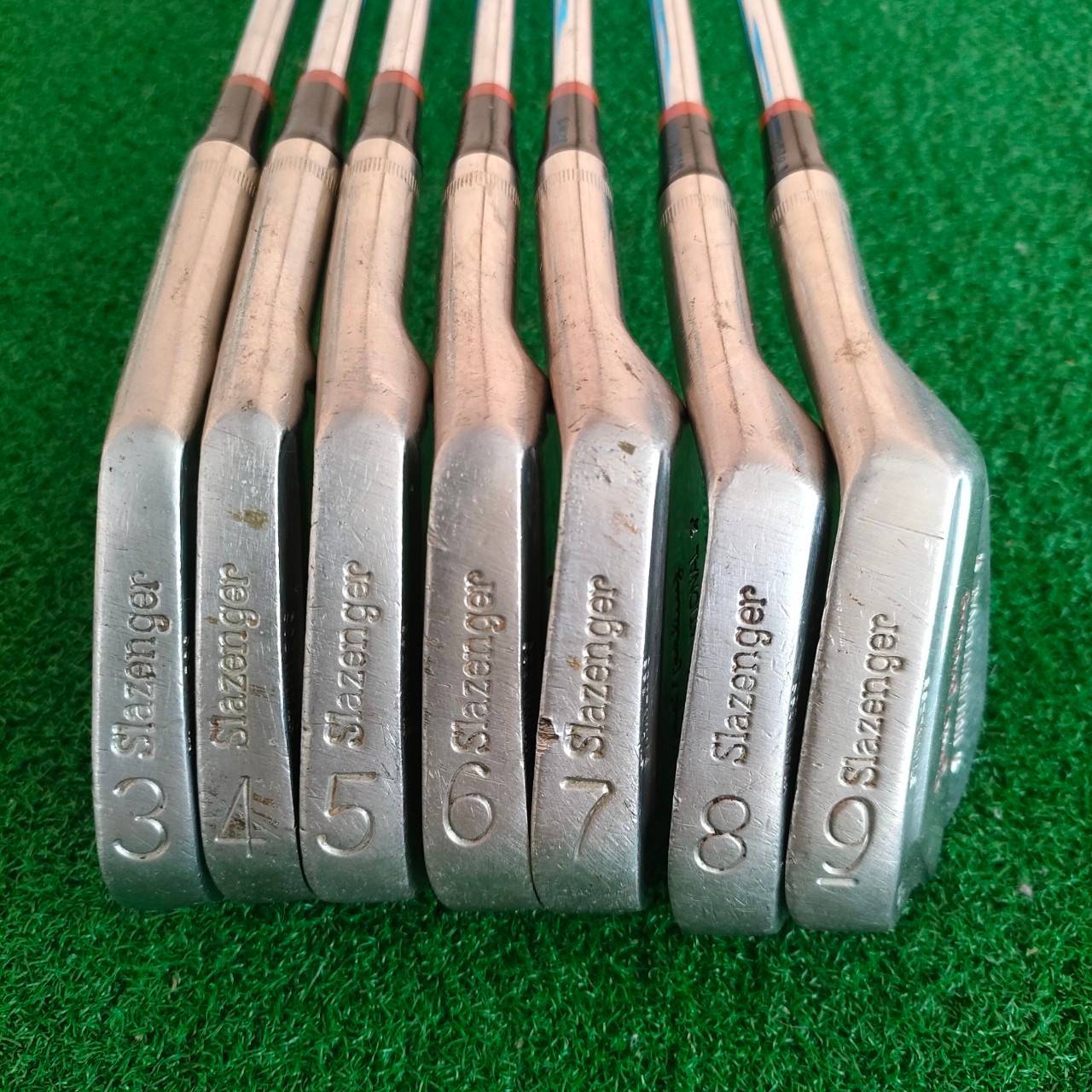 ชุดเหล็ก JACK NICKLAUS ทำร่วมกับ Salazenger เป็นเหล็ก FORGED นุ่ม ตีกัดลูดสปินจัด คุณภาพเยี่ยม มีเหล็ก 3-9 ก้านเดิมๆครับ