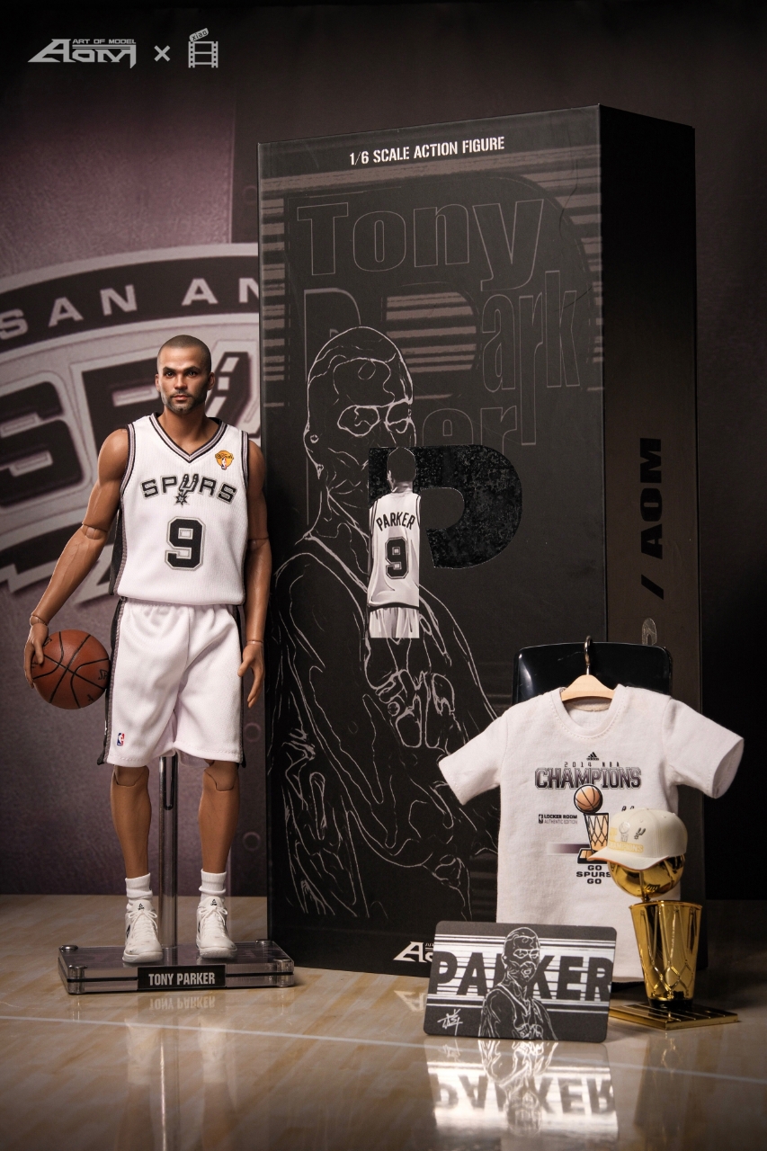[สั่งจอง]Aom Toys AOM-TP 1/6 : Tony Parker 2014 Championship Set