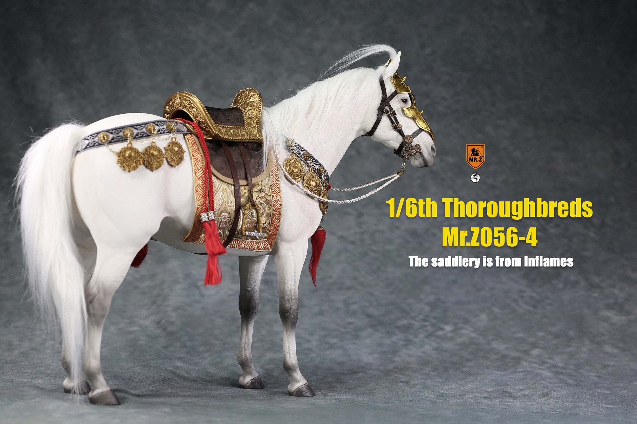 [สั่งจอง]MR.Z MRZ056 1/6 animal model No.56 : Thoroughbreds （all 5 colours） MR.Z 1/6 : Ancient Japanese Harness Set