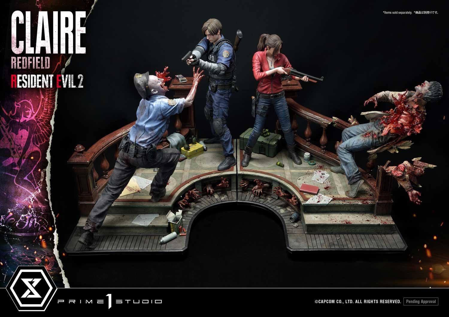 [สั่งจอง]Prime 1 Studio UPMRE2 : Resident Evil 2 Leon S. Kennedy & Claire Redfield