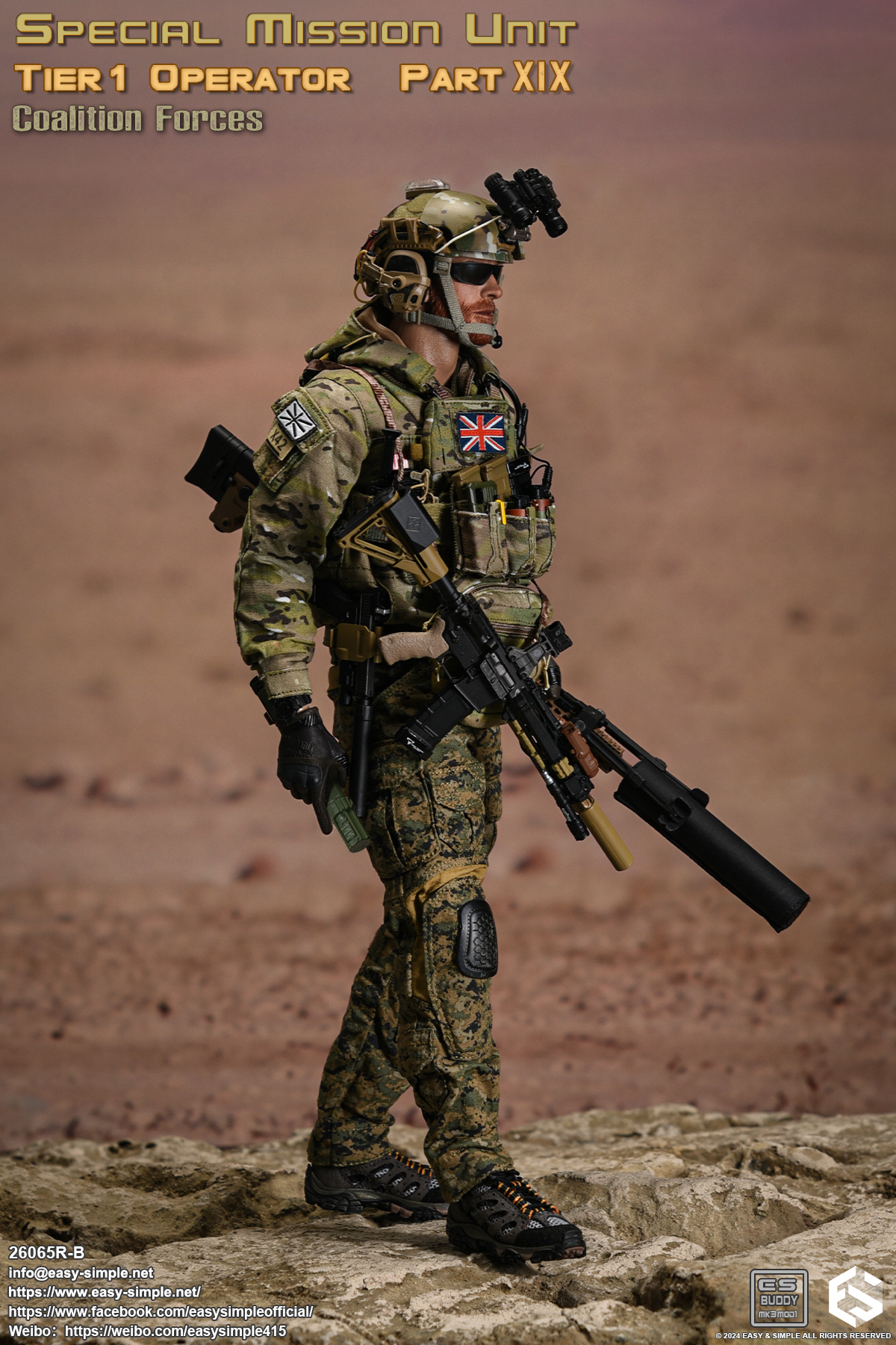 [สั่งจอง] Easy&Simple 26065R-B 1/6 : Special Mission Unit Tier1 Operator Part XIX Coalition Forces