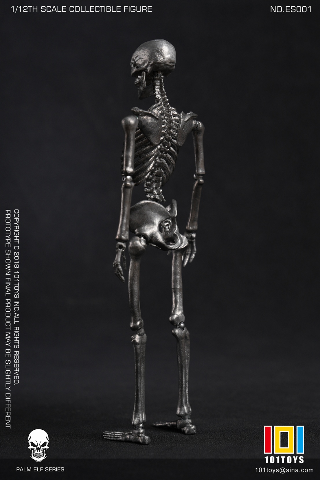 [พร้อมส่ง] "101TOYS 1/12 : PALM ELF SERIES SKELETON FRAME BOBY - NO.ES001 -Silver Edition"