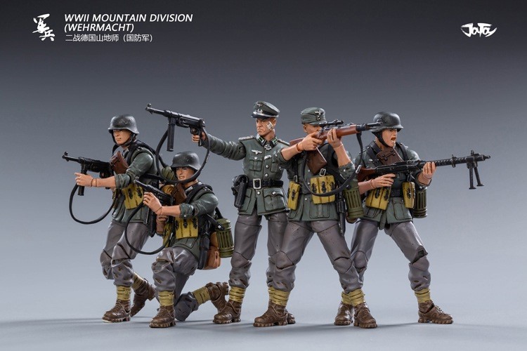 [สั่งจอง]JOYTOY JT0456 1:18 : WWII Mountain Division (Wehrmacht)